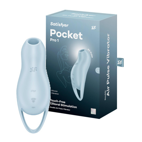 Succhia clitoride ricaricabile in silicone stimolatore vaginale Pocket Pro 1