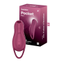 Succhia clitoride stimolatore vaginale in silicone Pocket Pro 1