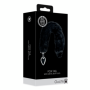 Plug anale in metallo dilatatore anale con coda Fox Tail wit Black