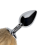 Plug anale in metallo dilatatore anale Fox Tail - Brown