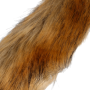 Plug anale in metallo dilatatore anale Fox Tail - Brown