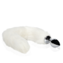 Plug anale in metallo dilatatore anale Fox Tail - White