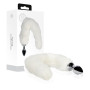 Plug anale in metallo dilatatore anale Fox Tail - White