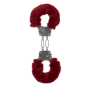 Manette per giochi erotici in metallo e pelliccia red bdsm sexy