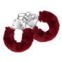 Manette per giochi erotici in metallo e pelliccia red bdsm sexy