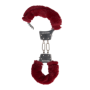 Manette per giochi erotici in metallo e pelliccia red bdsm sexy