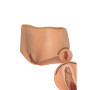 Masturbatore in silicone strap-on ultra realistico con vagina e ano penetrabile