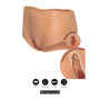 Masturbatore in silicone strap-on ultra realistico con vagina e ano penetrabile