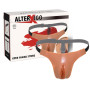 Vagina strap on regolabile in silicone penetrabile ultra realistica