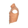 Torso maschile con addominali indossabile ultra realistico in silicone