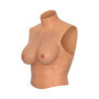 Busto con seno finto indossabile in silicone coppa D