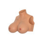 Seno crop top indossabile in silicone ultra realistico coppa G