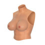 Busto intero con seno in silicone indossabile realistico coppa E