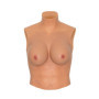 Busto intero con seno in silicone indossabile realistico coppa E