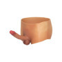 Masturbatore strap on pene indossabile realistico in silicone