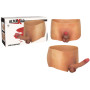 Masturbatore strap on pene indossabile realistico in silicone
