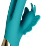 Vibratore rabbit butterfly in silicone dildo vibrante stimolatore clitoride vaginale