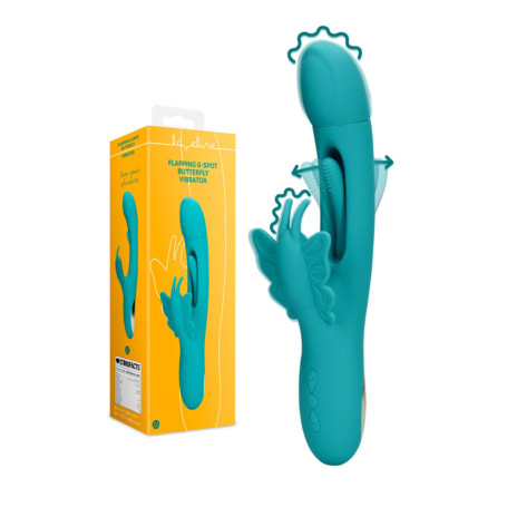 Vibratore rabbit butterfly in silicone dildo vibrante stimolatore clitoride vaginale