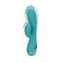 Vibratore rabbit gonfiabile in silicone morbido ricaricabile stimolatore vaginale punto-g  per donna