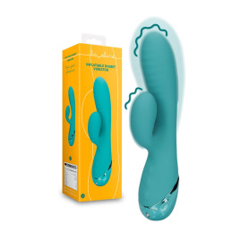 Vibratore rabbit gonfiabile in silicone morbido ricaricabile stimolatore vaginale punto-g  per donna