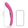 Vibratore Flapping e stimolatore clitoride vaginale in silicone ricaricabile per donna