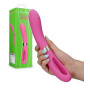 Vibratore Flapping e stimolatore clitoride vaginale in silicone ricaricabile per donna