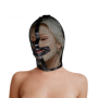 Maschera a rete sexy mask black bdsm accessorio fetish