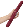 Vibratore anale vaginale in silicone realistico fallo vibrante doppio