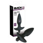 Plug anale vibrante stimolatore anale in silicone morbido medium black per coppie