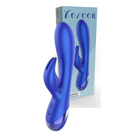 Vibratore rabbit stimolatore clitoride vaginale in silicone ricaricabile sextoys donna
