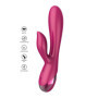 Vibratore rabbit in silicone realistico fallo vibrante doppio stimolatore vaginale clitoride