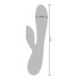 Vibratore rabbit in silicone realistico fallo vibrante doppio stimolatore vaginale clitoride