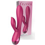 Vibratore rabbit in silicone realistico fallo vibrante doppio stimolatore vaginale clitoride