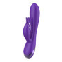 Vibratore vaginale rabbit dildo vibrante doppio in silicone per clitoride