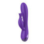 Vibratore vaginale rabbit dildo vibrante doppio in silicone per clitoride