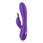 Vibratore vaginale rabbit dildo vibrante doppio in silicone per clitoride