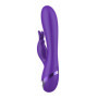Vibratore vaginale rabbit dildo vibrante doppio in silicone per clitoride
