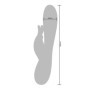 Vibratore vaginale rabbit dildo vibrante doppio in silicone per clitoride