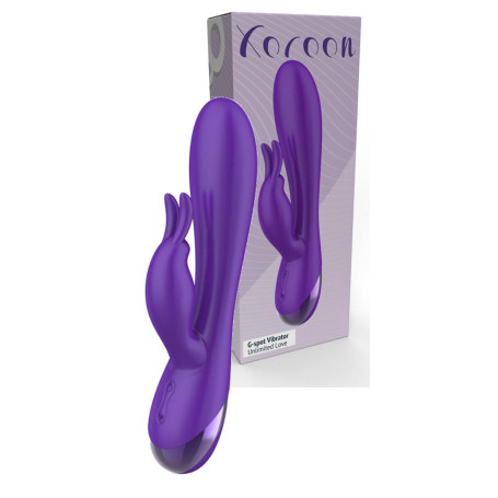 Vibratore vaginale rabbit dildo vibrante doppio in silicone per clitoride