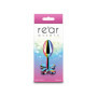 Plug anale fallo dilatatore liscio con fiore sex toys metallo