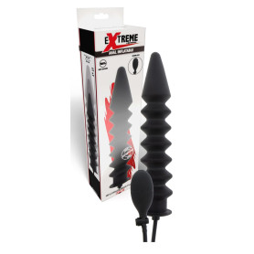 Fallo gonfiabile stimolatore anale in silicone con pompa