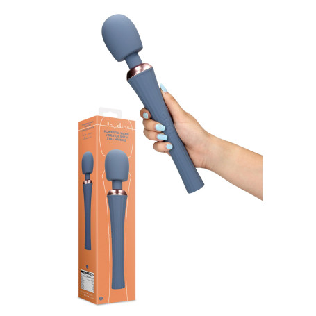 Vibratore massaggiatore stimolatore wand handle blue nova