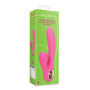 Vibratore scaldante esuberante rosa con stimolatore clitoride