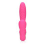 Vibratore scaldante esuberante rosa con stimolatore clitoride