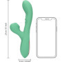 Vibratore rabbit con inpulsi e stimolatore clitoride