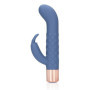 Mini vibratore ricaricabile rabbit realistico doppio in silicone