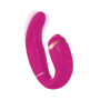 Vibratore vaginale con succhia clitoride My G fucsia
