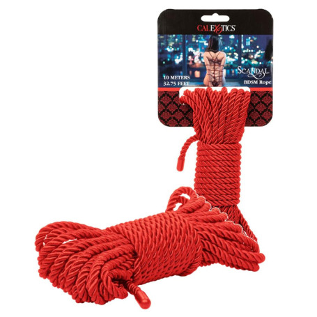 Corda costrittiva bondage red 10 metri fetish per coppie