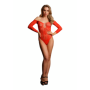 Body in pizzo sexy rosso intimo aperto lingierie erotica ONE SIZE