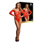 Body in pizzo sexy rosso intimo aperto lingierie erotica ONE SIZE